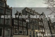 麻豆网·双平台同步·隐藏要点·人气飙升