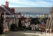 TOP49排行国产探花明日预测告别踩坑