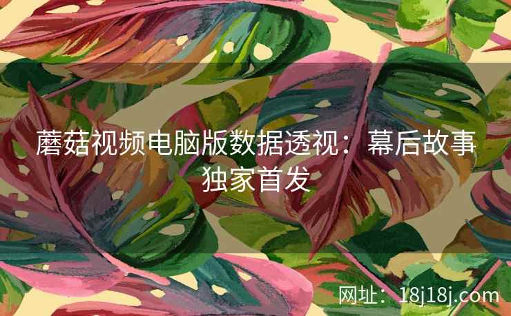 蘑菇视频电脑版数据透视：幕后故事独家首发