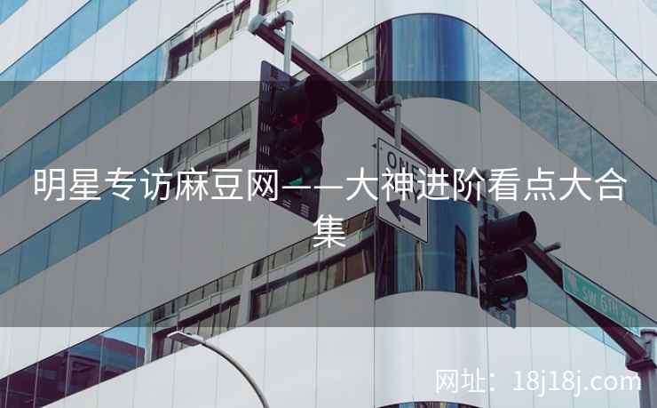 明星专访麻豆网——大神进阶看点大合集