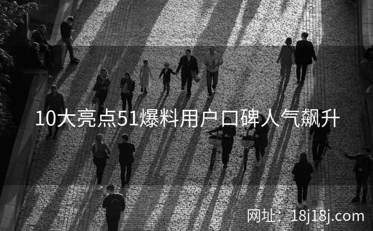 10大亮点51爆料用户口碑人气飙升