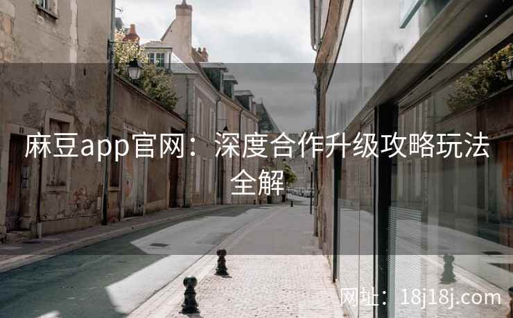 麻豆app官网：深度合作升级攻略玩法全解
