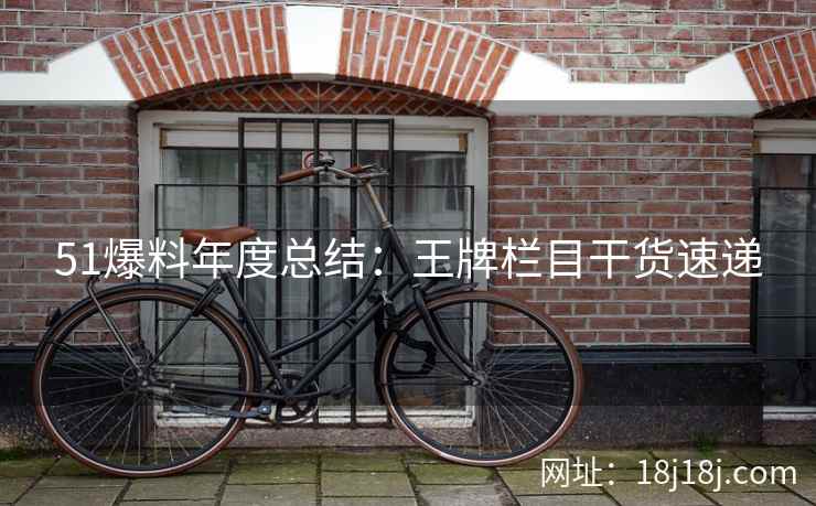51爆料年度总结：王牌栏目干货速递